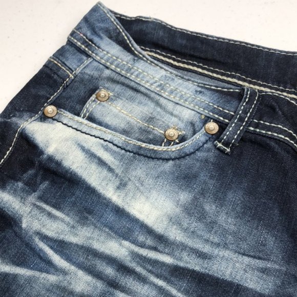 LIKE NEW ALMOST FAMOUS SLIM STRAIGHT JEANS 9/29x30 ๐ - Picture 7 of 13